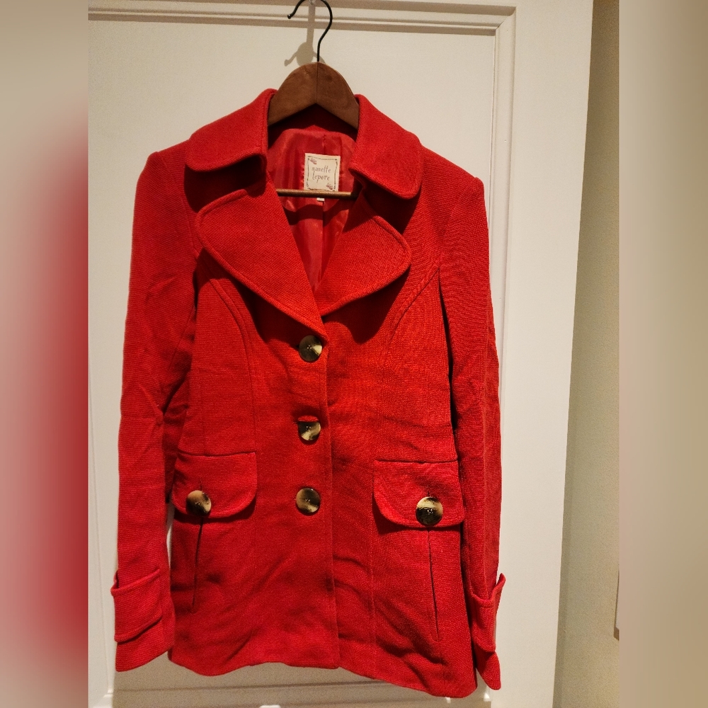 Nanette Lapore red blazer, size L